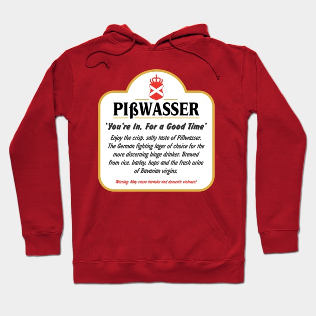 Pisswasser Beer Hoodie by MBK